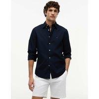 Tommy Hilfiger Flex Regular Fit Pure Cotton Oxford Shirt Navy