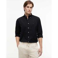 Tommy Hilfiger Flex Regular Fit Pure Cotton Oxford Shirt Black