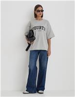 Pure Cotton Applique Oversized T-Shirt