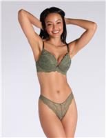 Mollie 24 Lace Wired Plunge Bra A-G