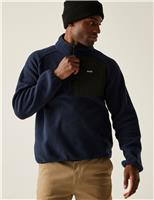 Frankie Borg Funnel Neck Half Zip Fleece