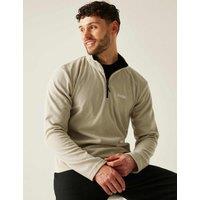 Regatta Thompson Half Zip Funnel Neck Fleece Light Grey