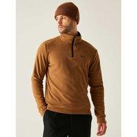 Regatta Thompson Half Zip Funnel Neck Fleece Brown