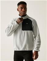 Frankie Borg Funnel Neck Half Zip Fleece