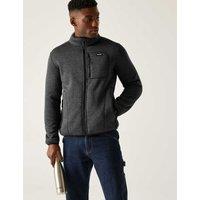 Regatta Barlee Zip Up Funnel Neck Fleece Black