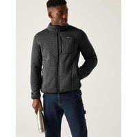 Regatta Barlee Zip Up Funnel Neck Fleece Black