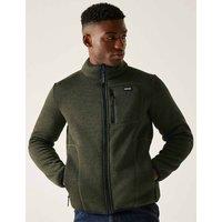 Regatta Barlee Zip Up Funnel Neck Fleece Dark Khaki