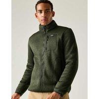 Regatta Barlee Zip Up Funnel Neck Fleece Dark Khaki