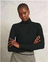 Ribbed Roll Neck Jumper