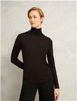 Pure Merino Wool Roll Neck Jumper