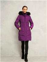 Padded Hooded Longline Puffer Coat