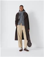 Pure Cotton Barrel Leg Trousers