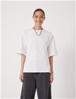 Pure Cotton Zip Detail T-Shirt