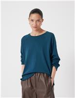 Pure Cotton Raglan Sleeve Top