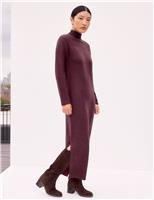 High Neck Midaxi Jumper Dress