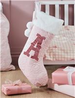 Personalised Pink Velvet Small Stocking