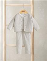 3pc Pure Cotton Outfit (0-9 Mths)