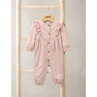 Mamas & Papas Pure Cotton Floral Romper (0-12 Mths) Pink Mix