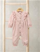 Pure Cotton Floral Romper (0-12 Mths)