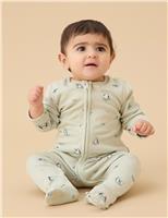 Penguin 2-Way Zip-Up Sleepsuit (0-24Mths)
