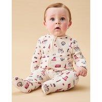 Cotton Blend London Sleepsuit (0-24 Mths)