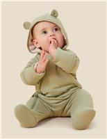 Cosy Supersoft Ribbed Pramsuit (0-24 Mths)