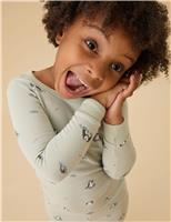Cotton Blend Penguin Pyjamas (0-6 Yrs)
