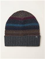 Textured Knitted Beanie Hat