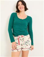 Cotton Rich Henley Pyjama Top