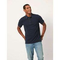 FatFace Pure Cotton Pique Polo Shirt Navy