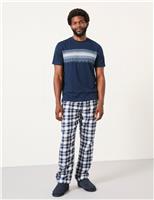 Pure Cotton Jacquard Fair Isle T-Shirt