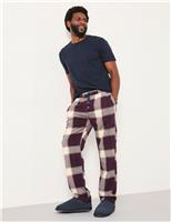 Pure Cotton Checked Pyjama Bottoms