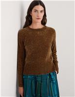 Textured Crew Neck Jumper