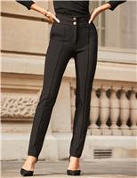 Contour Waist Straight Leg Trousers