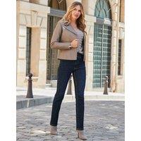 SOSANDAR High Waisted Slim Fit Jeans Blue/Black