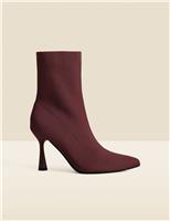 Stiletto Heel Pointed Sock Boots