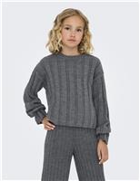Ribbed Knitted Jumper (7-14 Yrs)