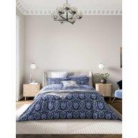 Bedeck of Belfast Pure Cotton Ellis Bedding Set Navy Mix