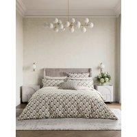 Bedeck of Belfast Pure Cotton Harun Bedding Set Charcoal Mix
