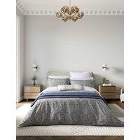 Bedeck of Belfast Pure Cotton Elara Bedding Set Green Mix