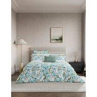 Bedeck of Belfast Pure Cotton Azmi Bedding Set Blue Mix