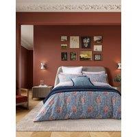 Bedeck of Belfast Pure Cotton Emmeline Bedding Set Blue Mix