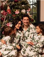 Cotton Rich Alpine Fern Family Christmas Pyjama Top
