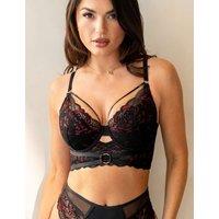 Pour Moi After Dark Wired Longline Balcony Bra Black Mix