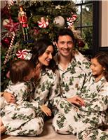 Cotton Rich Alpine Fern Family Christmas Pyjama Bottoms