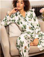 Cotton Rich Alpine Fern Family Christmas Womens Pyjama Bottoms