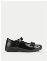 Patent Riptape School Shoes (9 Small - 3 Large)