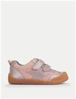 Kids Leather Star Trainers (4 Small - 10 Small)