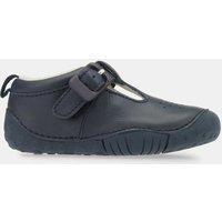 Start-Rite Kids' Leather T-Bar Shoes (2 Small - 5 Small) Navy
