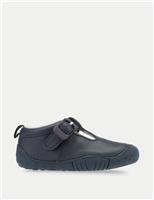 Start-Rite Kids' Leather T-Bar Shoes (2 Small - 5 Small) Navy